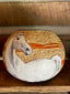 Painted Horse Gourd Bowl