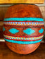 Large Horse Painted Gourd Bowl