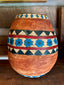 Tribal Horse Head Painted Gourd Bowl