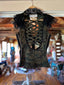 Camouflage Zipper Flower Vest