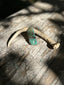 Adjustable Double Stone Turquoise Ring