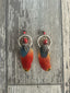 Dream Catcher Feather Earrings