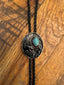 Eagle Turquoise Stone Bolo Tie