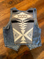 Grey Pendleton Denim Vest