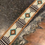 Beaded Tan and Brown Hatband