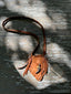 Dark Acorn Medicine Bag w/ Black Bear Claw #228