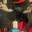 Black Buckskin Cowhide Hip Wrap Belt