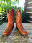 Planet Cowboy Kids 'Lil Orange Square Toe Boot
