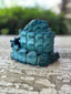 Turquoise Alligator Strap Belt