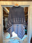 Denim Blue & Grey Reversible Cowboy Poncho