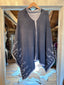 Denim Blue & Grey Reversible Cowboy Poncho