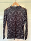 Cowskull Mesh Long sleeve Top