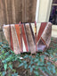 Leather and Fur Patchwork Tote Bag