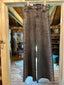 Gray Wide Leg Denim w/ Side Rhinestones