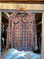 How The West Is Worn Pink & Grey Vintage Flannel