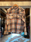 How The West Is Worn Grey & Red Vintage Flannel