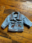 Baby Hand-Embellished Distressed Denim Montana Jacket