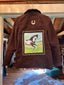 Chocolate Suede Hand Painted Jacket