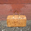 Hand Tooled Tan Overnight Leather Bag