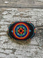 Native Hand Beaded Multi Color Buckle