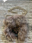 Raccoon Brooch Bag