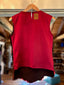 Red Cowhide Shirt