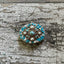 Turquoise and Pearl Buckle