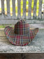 Red and Brown Plaid Custom Cowboy Hat