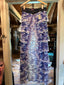 Purple Camoflauge Bustle Skirt (size 14)