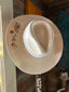 Custom White Wedding Hat w/ Hand-drawn Roses and Rattlesnake Band