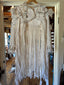 White Fringe Love Jacket (Size SM / MD)
